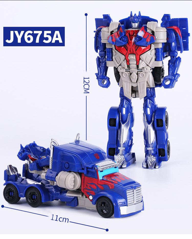 One-Step Car-to-Dinosaur Robot Toy for 6-Year-Old Boys