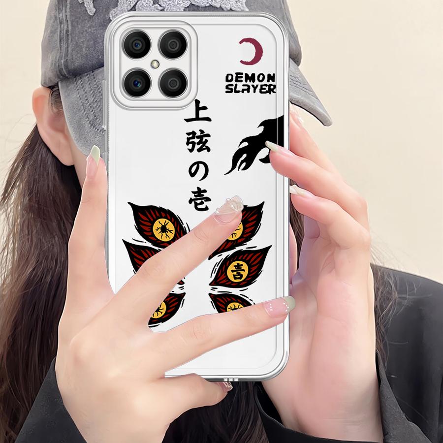 Case for Honor 90 Lite X8 X8a X9a X7b X9b X8b Soft Phone Cover Anime Kokushibo