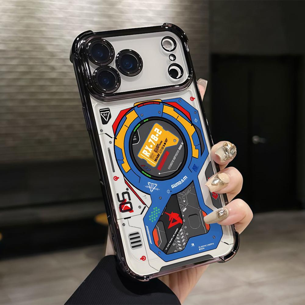

Fashion Machine G-Gundams Phone Case for Google Pixe 10 9 9A 8 8A 7 7A Pro XL 5G Anti-drop Transparent Soft Cover Google Pixel 8