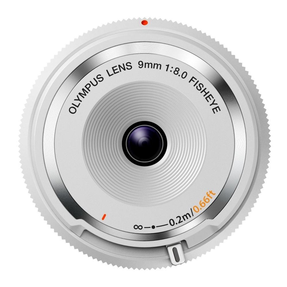 

OM SYSTEM OLYMPUS 9mm f8 BCL 0980 WHT OLYMPUS MIRRORLETH FISH EYE BODY CAM ОБЪЕКТИВ