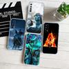 RP3 A-Avatars Fire Ash Transparent Phone Case for Motorola Moto G7 G8 G9 G84 G85 G73 G24 G15 Z2 Play Power Plus