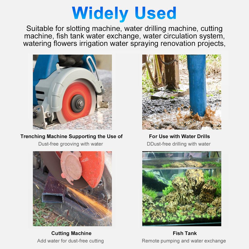 DC 12V Mini Water Pump For Domestic Fish Tank Submersible Pump with ThreeGear Water Inlet