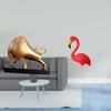 Bull Sculpture Home Decor Tabletop Crafts Ox Abstract Statue Cattle Figurine Desk Living Room