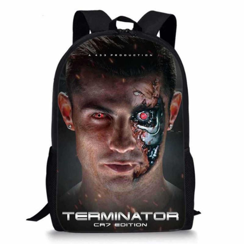 Cristiano Ronaldo Basketball Sports Backpack With Waterproof Polyester For Middle School Students
