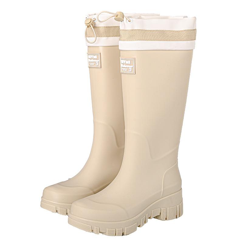 Rain shoes women's new bundle rain shoes high tube waterproof and non-slip water shoes are not tired, universal waterproof shoes in all seasons