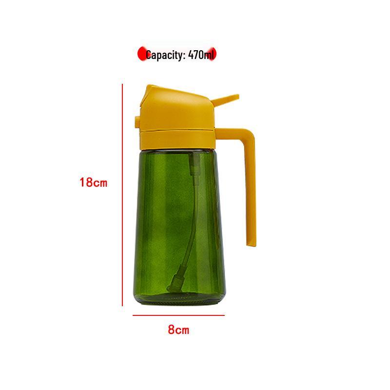 Dual-Use Glass Oil Spray Bottle for Kitchen & Air Fryer