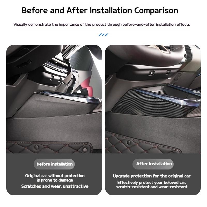 Kohlefaser-Material Für BMW X3 G45 2025 Autostyling Mittelkonsole Schalthebel Beide Seitenverkleidungen Dekoration Abdeckung Zierleiste Innenraum