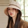 Autumn and winter versatile hat women's fashion retro corduroy bucket hat outdoor casual sunshade basin hat