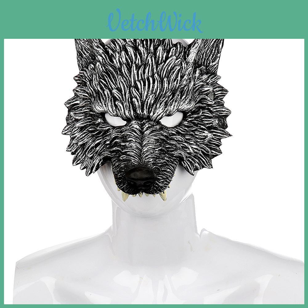 Rp Wolf Mask Halloween Costume Prop With Foam Material For Cosplay And Parties