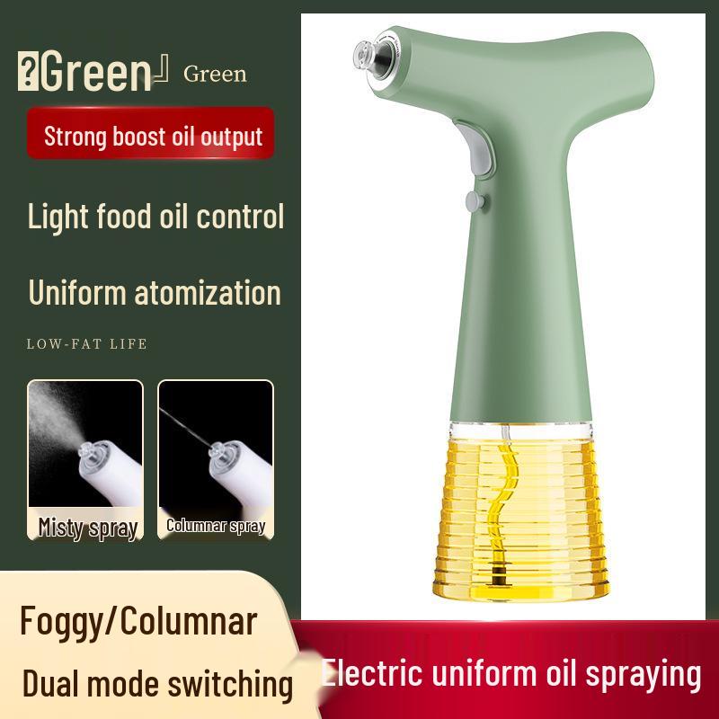 Electric Oil Sprayer for Kitchen & Outdoor Cooking - Mist Spray Bottle for Olive Oil, Air Fryer, BBQ