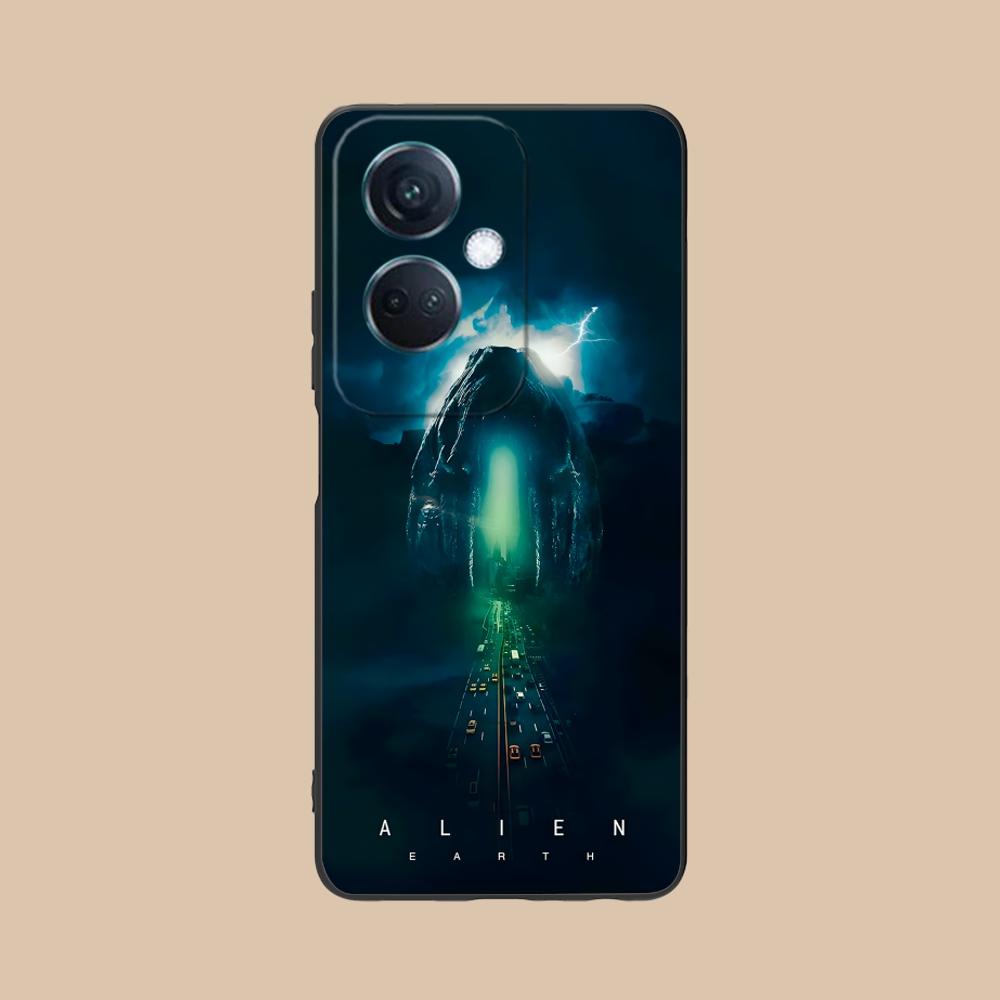 Alien Earth Mobile Cell Phone Case for OPPO Reno 14 13 12 11 10 9 8 7 6 5 F T Pro 5G Colorful Printing Cover Pretty Luxury Cover