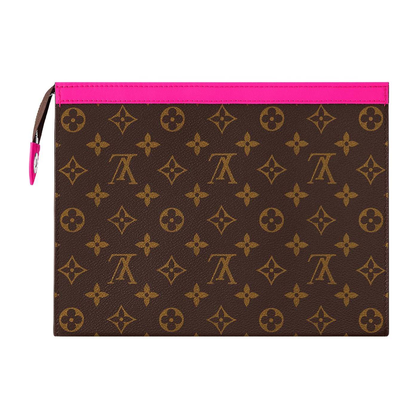 

Louis Vuitton Pochette Voyage Monogram Canvas Leather Toiletry Bag Men bags Rose M82858 Box(Basic Set+Box)