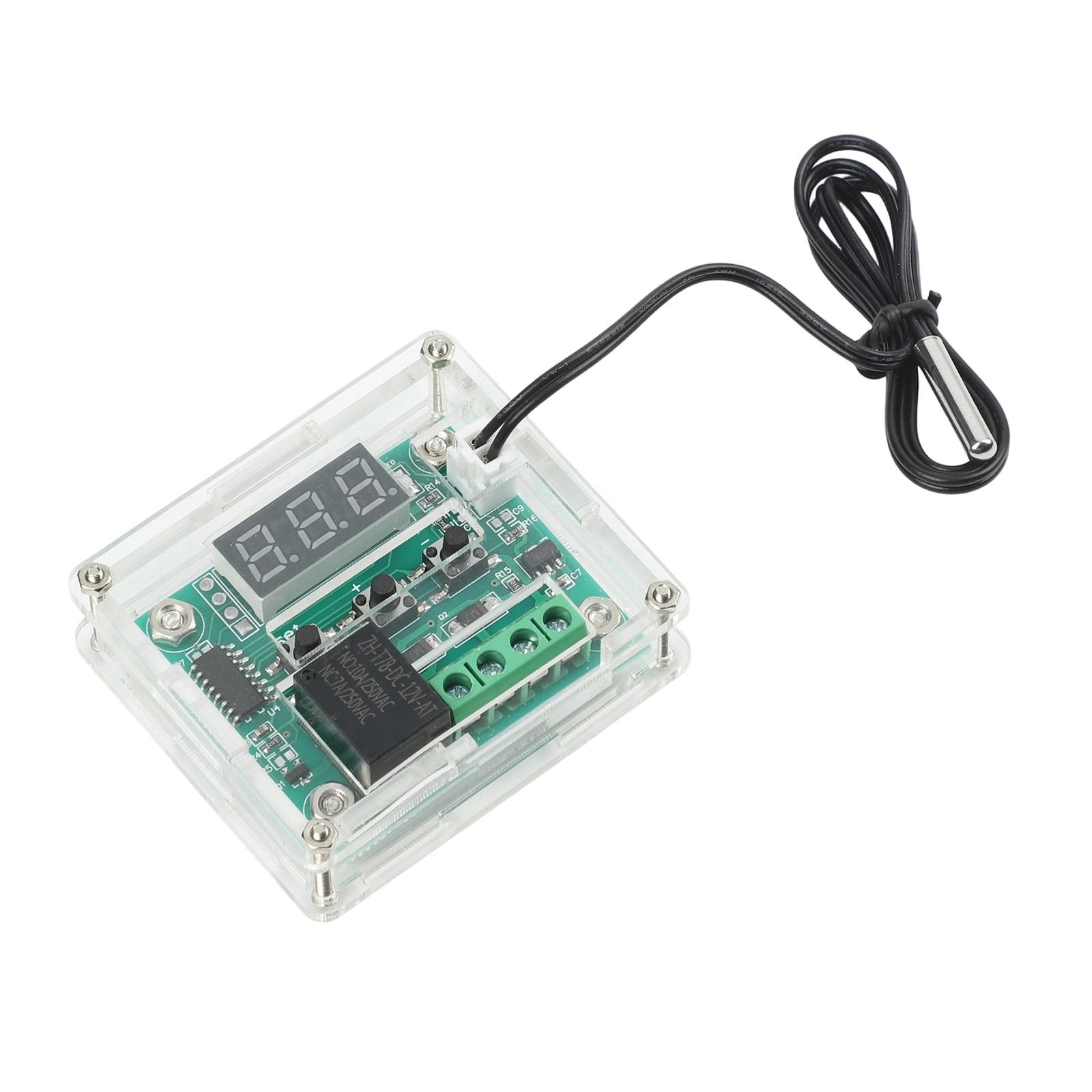 DC 12V Thermostat Temperature Controller Switch Digital Display+Case Hot Sale