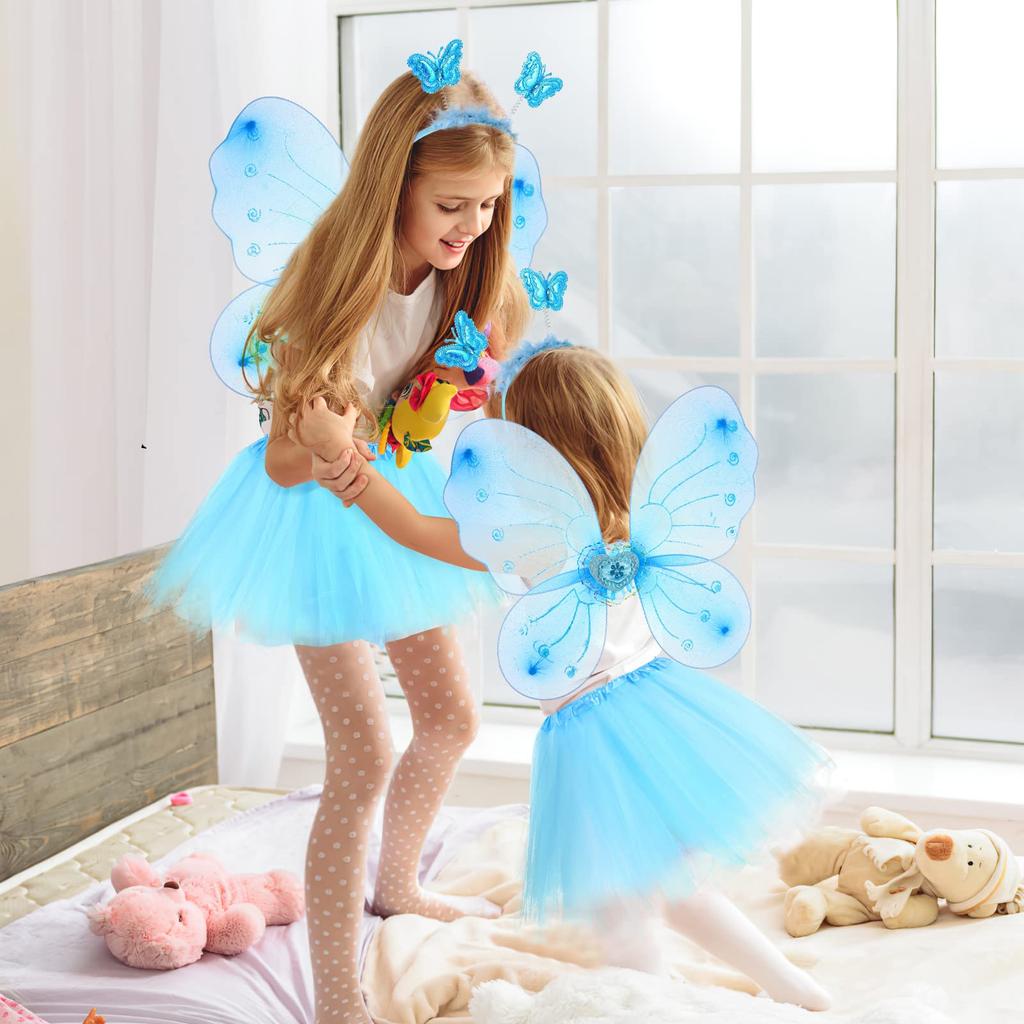 CALLARON Fairy Butterfly Cape Lightweight Perfect for and Parties Kids' Wings, Wings, Style, 42x33cm, 110g, Kids' Costumes, Halloween,