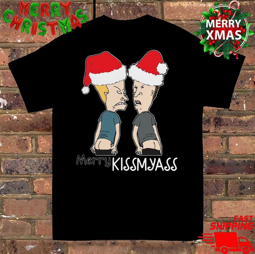 Beavis And ButtHead Merry Kissmyass Christmas Shirt Gift SG231 Unisex T-Shirt XXXXL