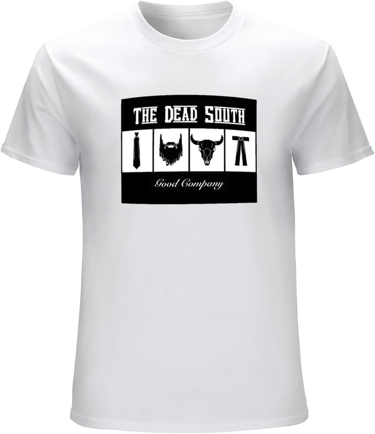 The Dead South Mens T Shirt Good Company Vinyl Cd Cover XS белый