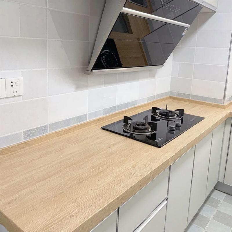 Wallpaper Sticker 40cm Classic Wood Grain Moisture-proof Anti-mold Kitchen Bedroom Background Wall Cabinet Table Renovation Home