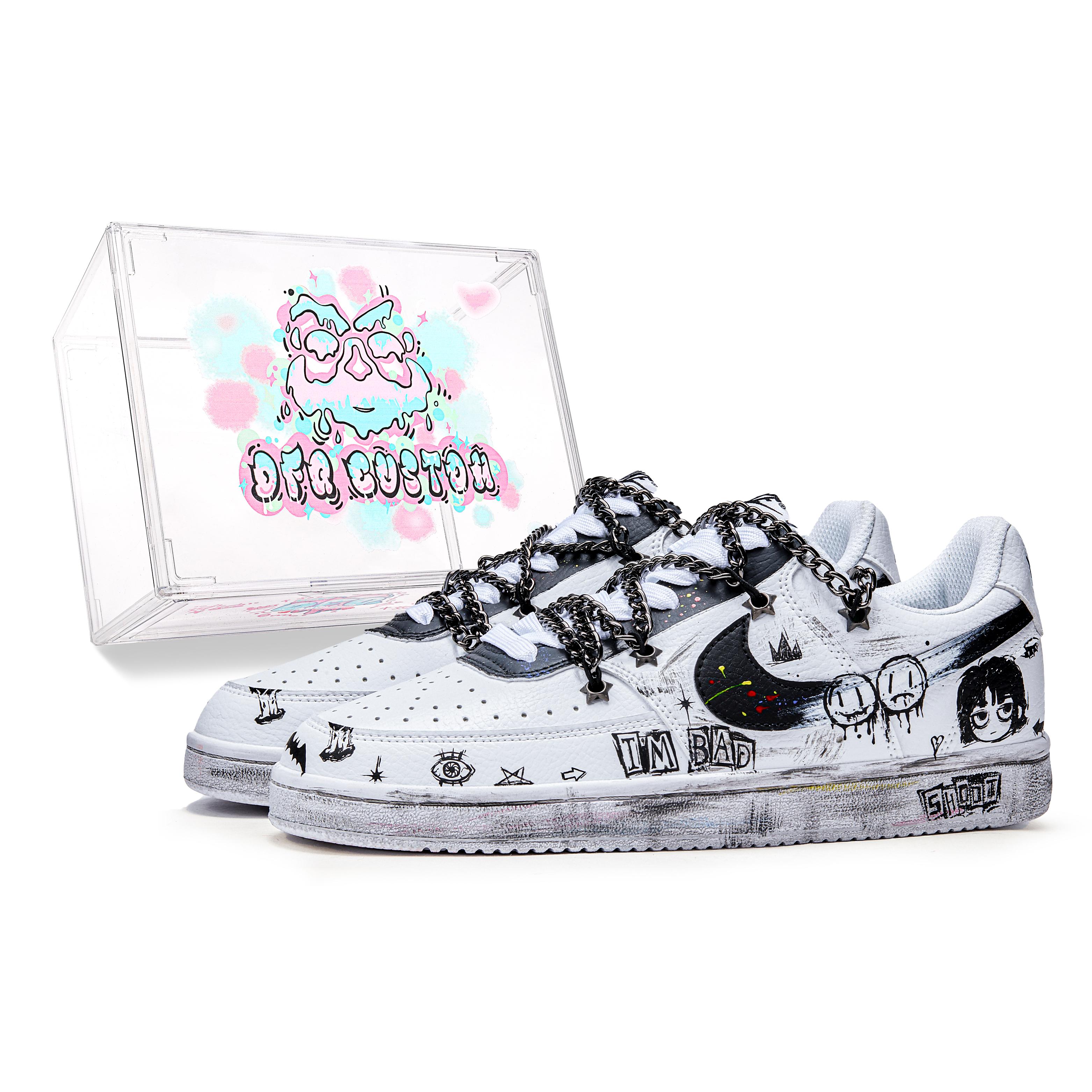 

Nike Court Vision 1 Box, Bad Kid Low top Skateboard Shoes Men s DH2987-101(TeamM--BOX) 40.5