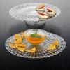 Nachtmann Clear 32cm Cake Stand with Bossa Nova Cake Plate/Chip and Dip 77809