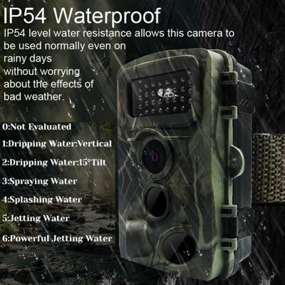 Pr3000 caméra de chasse nocturne Po Trail caméra de chasse multifonction prise vidéo Ip54 étanche 32mp extérieur 1080p