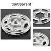 30 Pairs Plastic Snap Buttons Transparent Buttons Invisible Sewing Snap Fasteners for DIY Shirt Clothes Sewing 7/10/13/15/18mm