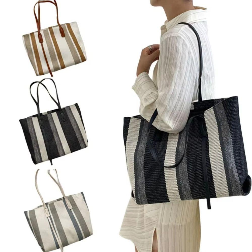 Eco-friendly Canvas Cloth Bags Lightweight Tote Bag Durable Shoulder Bag Female Use