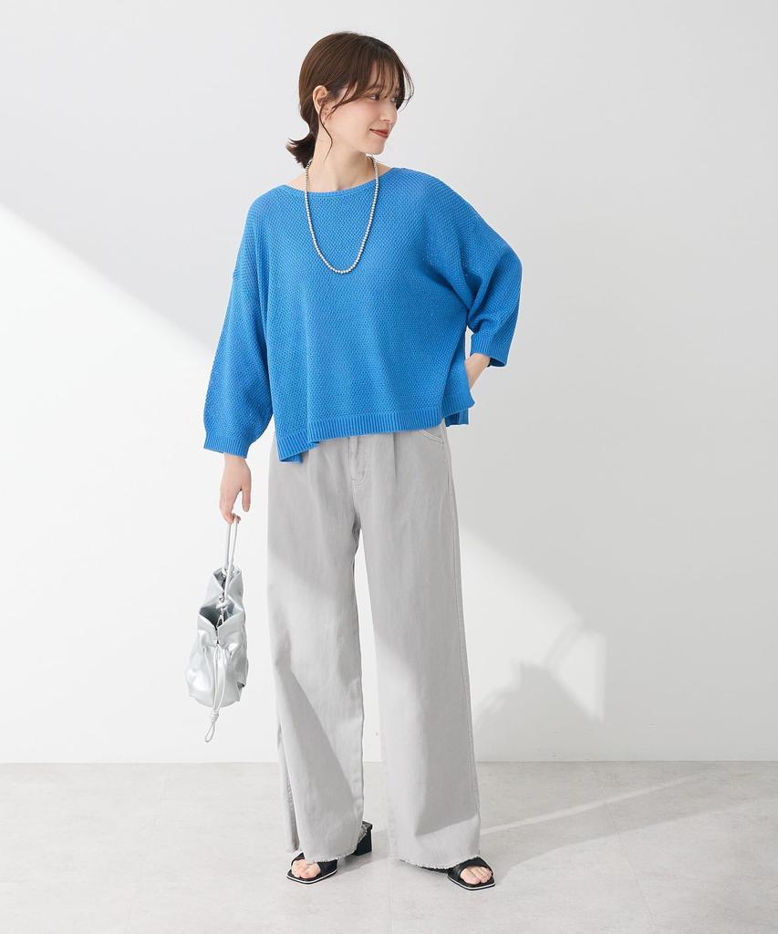 Color Pigment Light Gray [Green Parks] Women's Pants, 06000227800,