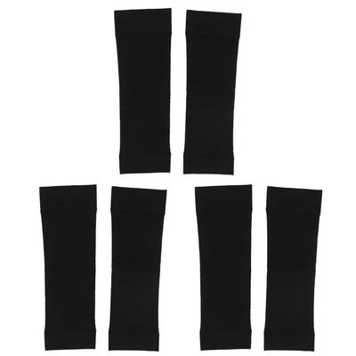 3 Paar Schlanke Arm Wade Abnehmen Elastische Druckmanschette Armband Schutzausrüstung Schwarz
