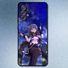 Madoka M-Mahou Shoujo Phone Case For Samsung S25,S24,S21,S22,S23,S30,Ultra,S20,Plus,Fe,Lite,Note,10,9,5G Black Cover