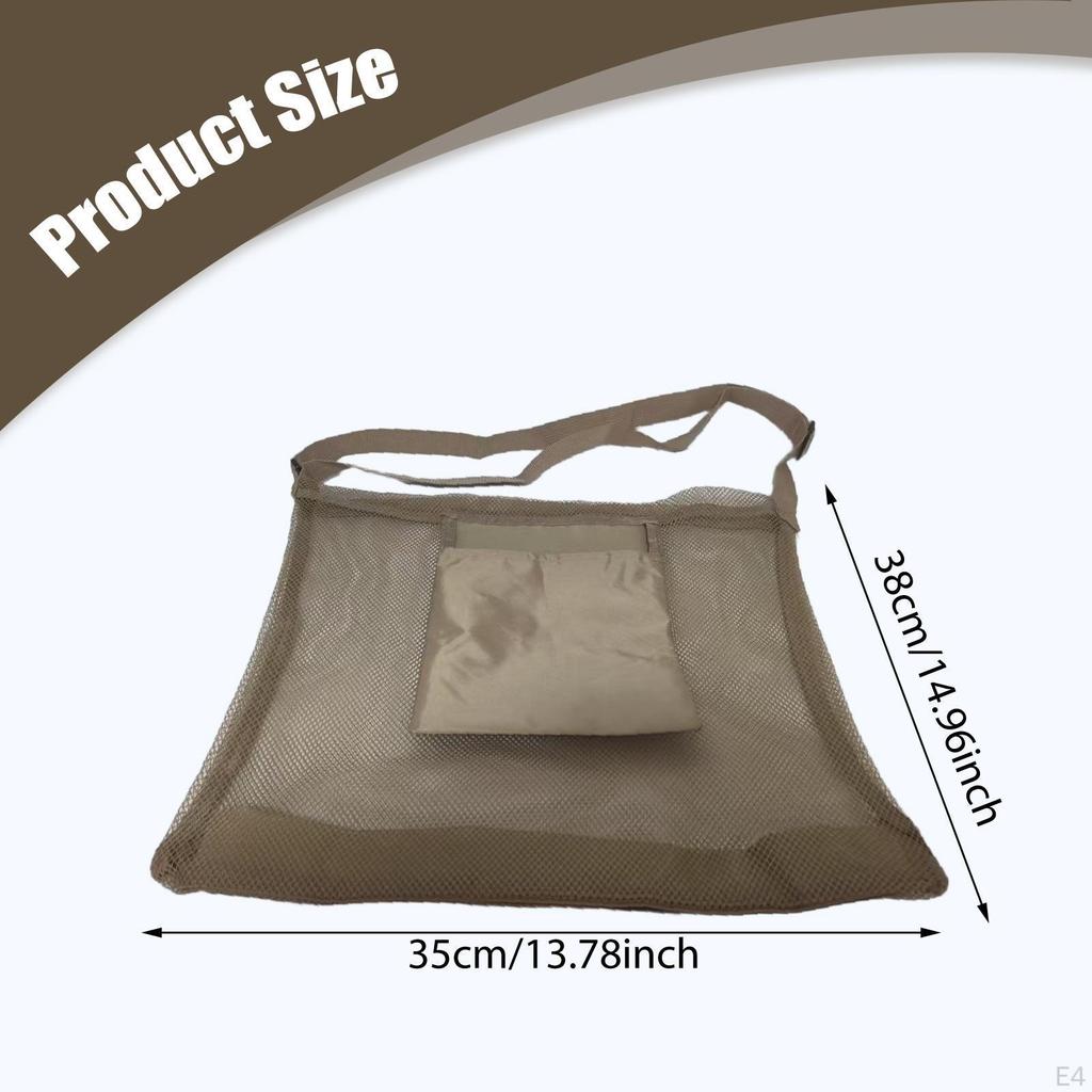 Sammeltasche Jagd Verstellbarer Riemen Netz Erntebeutel Fruchterntekorb für Camping