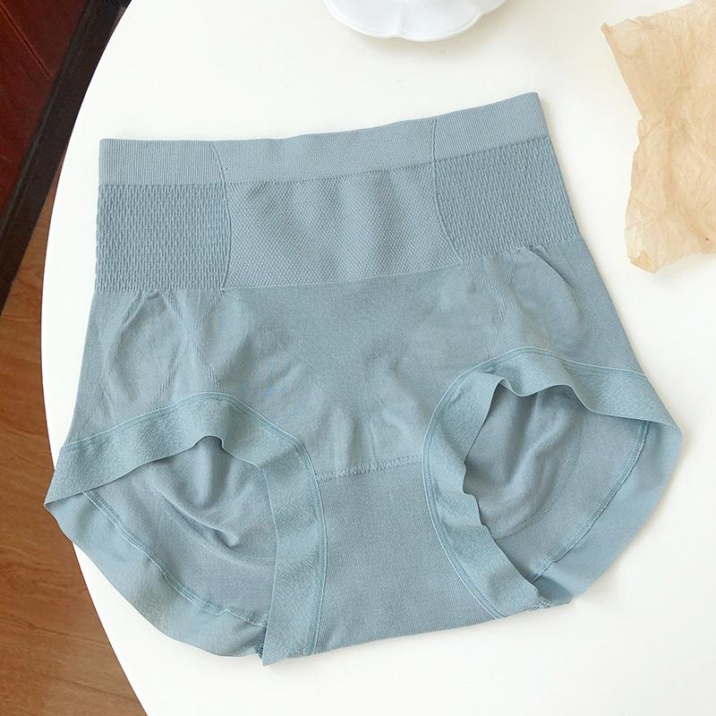 Plus Size Women's Spring and Autumn Belly Lifting Hip Antibacterial High Elastic High Waist Panties