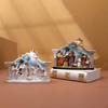 Christmas Nativity Scene Figurine Set Birth of Jesus Resin Figure Religious Decor