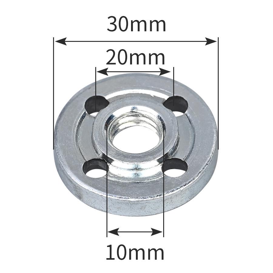 Multifunctional Hex Nut Screw Cap: Third Gen 10-Angle Grinder Universal Pressure Plate Hardware Accessory.