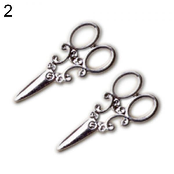 

Женские серьги-гвоздики в стиле панк-ножницы для девочек, креативные ювелирные изделия