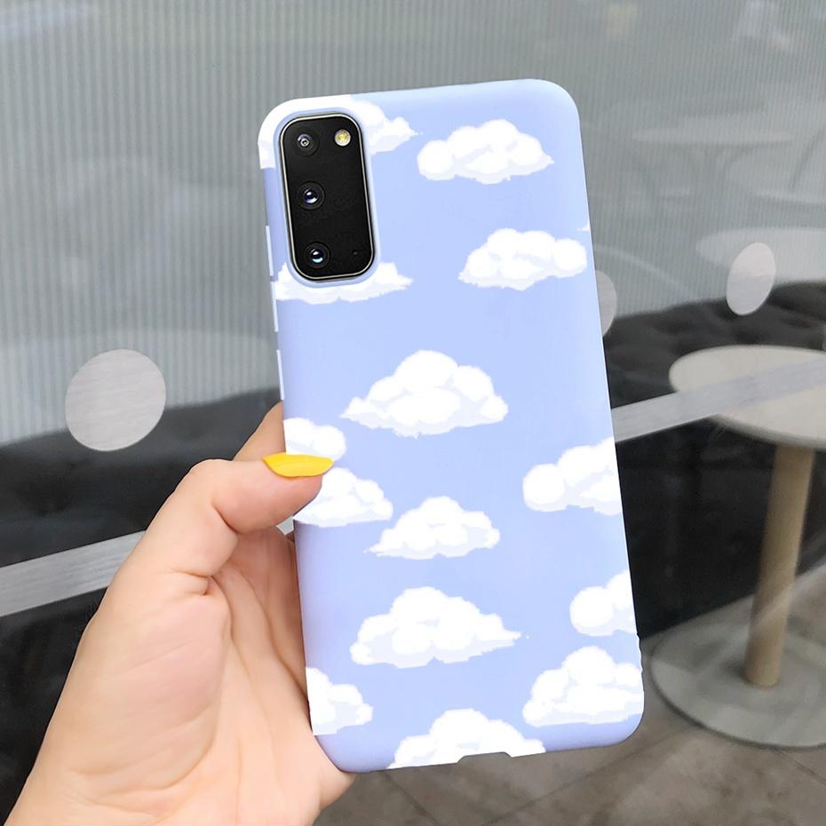 For Samsung Galaxy S20 5G S20+ Case Cover Fashion Soft Silicone Macaroon Phone Cases For Samsung S20 FE S 20 Plus S20Plus Funda