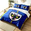 סט כיסוי שמיכה 3 חלקים AFC Wimbledon סט מצעים מודרני פשוט בד רך עמיד בקמטים לשימוש בכל עונות השנה מתנה מושלמת