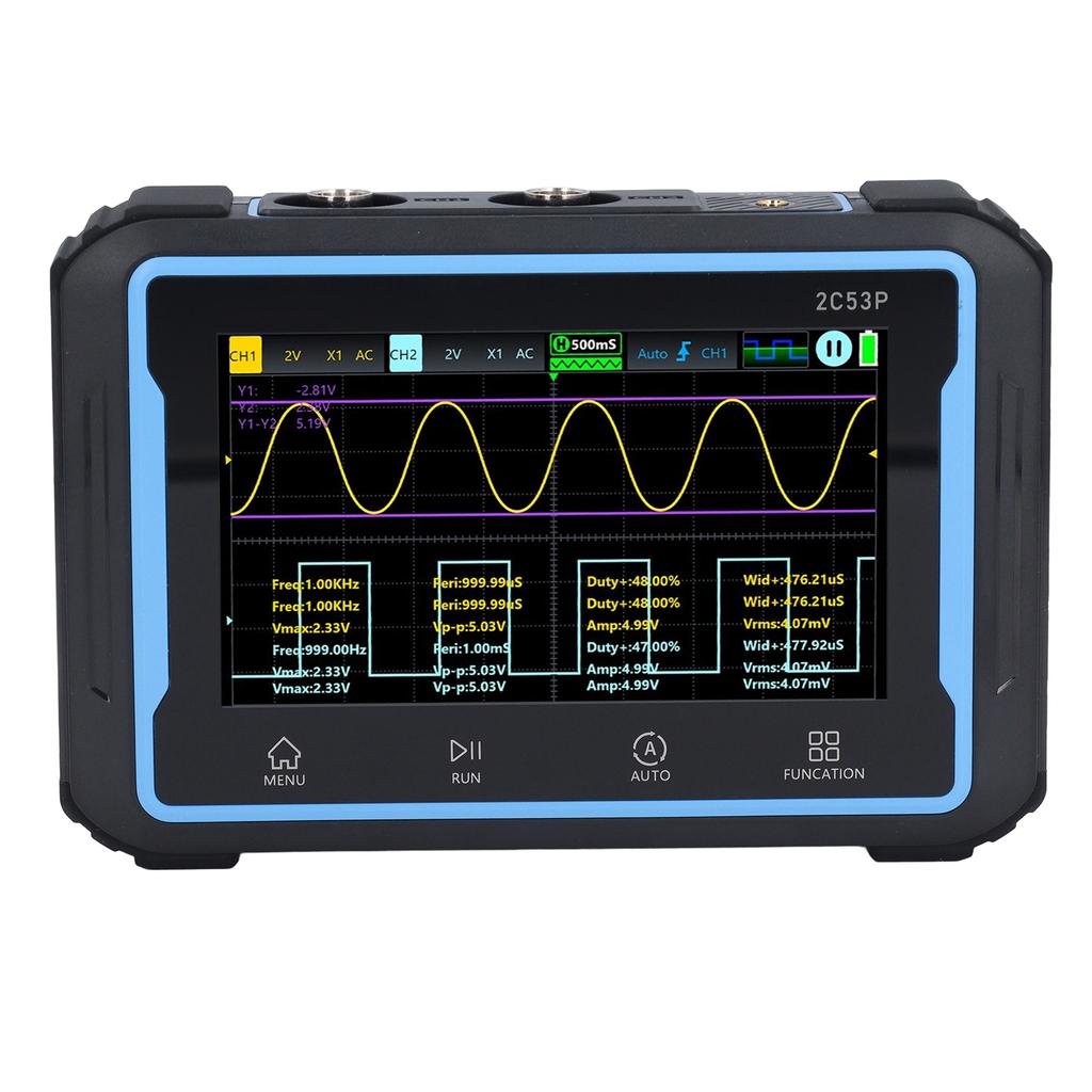 3 in 1 Handheld Oscilloscope Multimeter 50MHz 250Ms s 19999 Counts Oscilloscope Multimeter Signal Generator