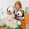 Snoopy Plüschkissen mit Fliegerkostüm für Kinder, Geschenk und Schlafzimmerdekoration