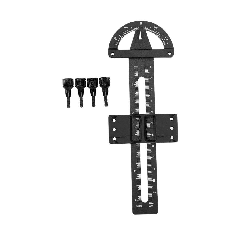 Aluminium Alloy Shock Absorber Synchronizer Ruler for SCX10/CC01 For RC Car