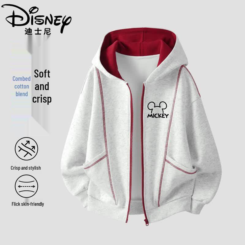 Disney Girls' Casual Autumn Hooded Jacket