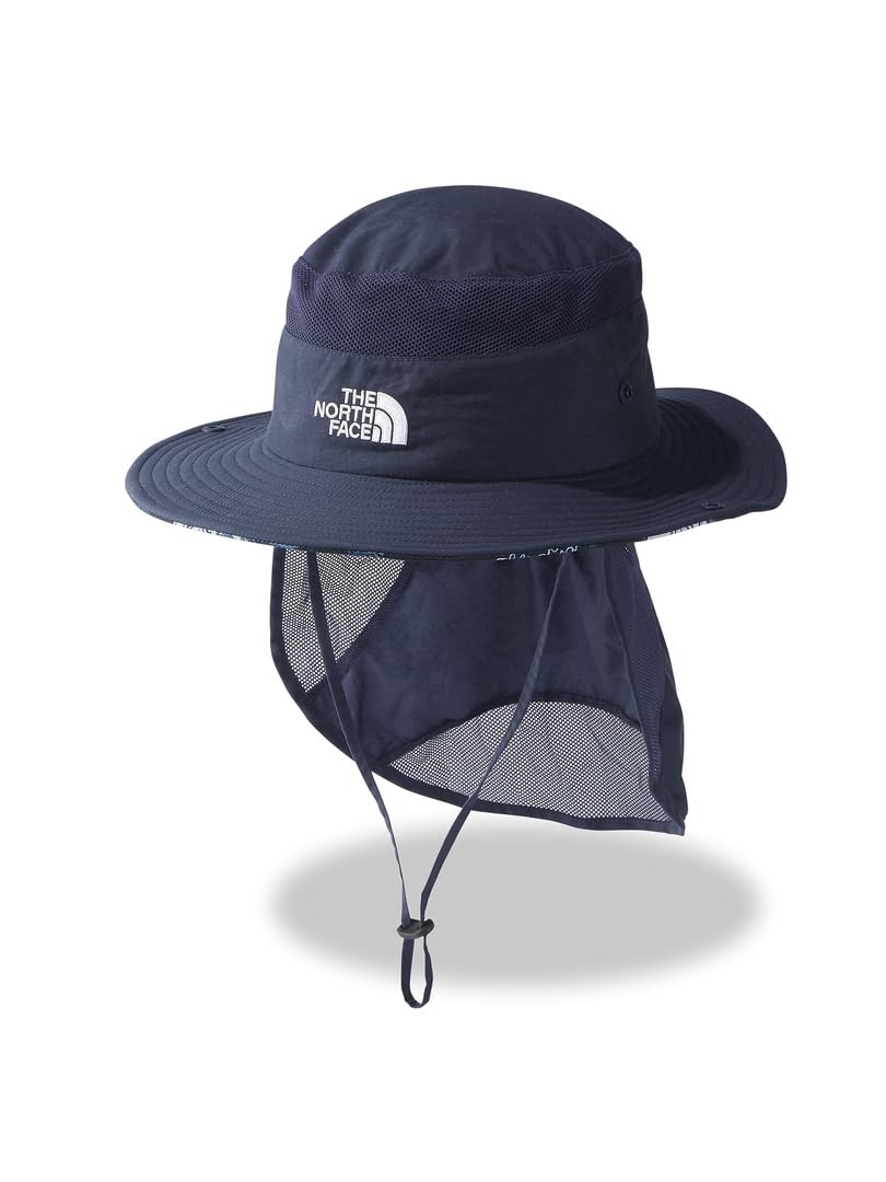 

North Novelty Солнцезащитный козырек Водоотталкивающий УФ Съемный подбородочный Городской S [Лицо] Шляпа, Унисекс, Защита, Ремешок, Темно-синий,