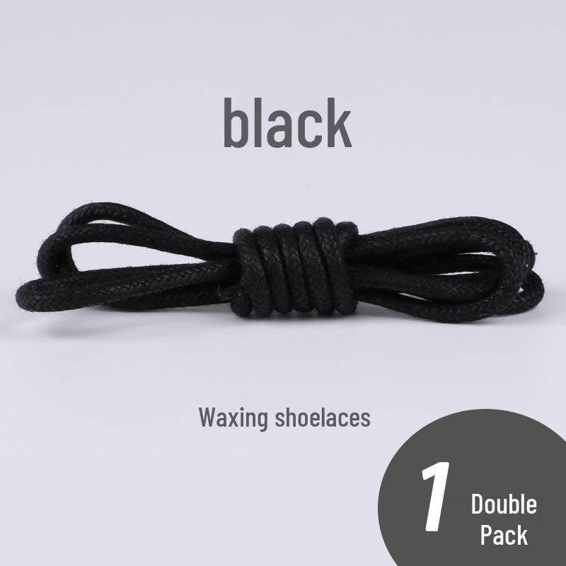 Men's & Women's Black, White, Brown Round Waxed Leather Shoelace Boots – Casual, Martin, and Work Styles