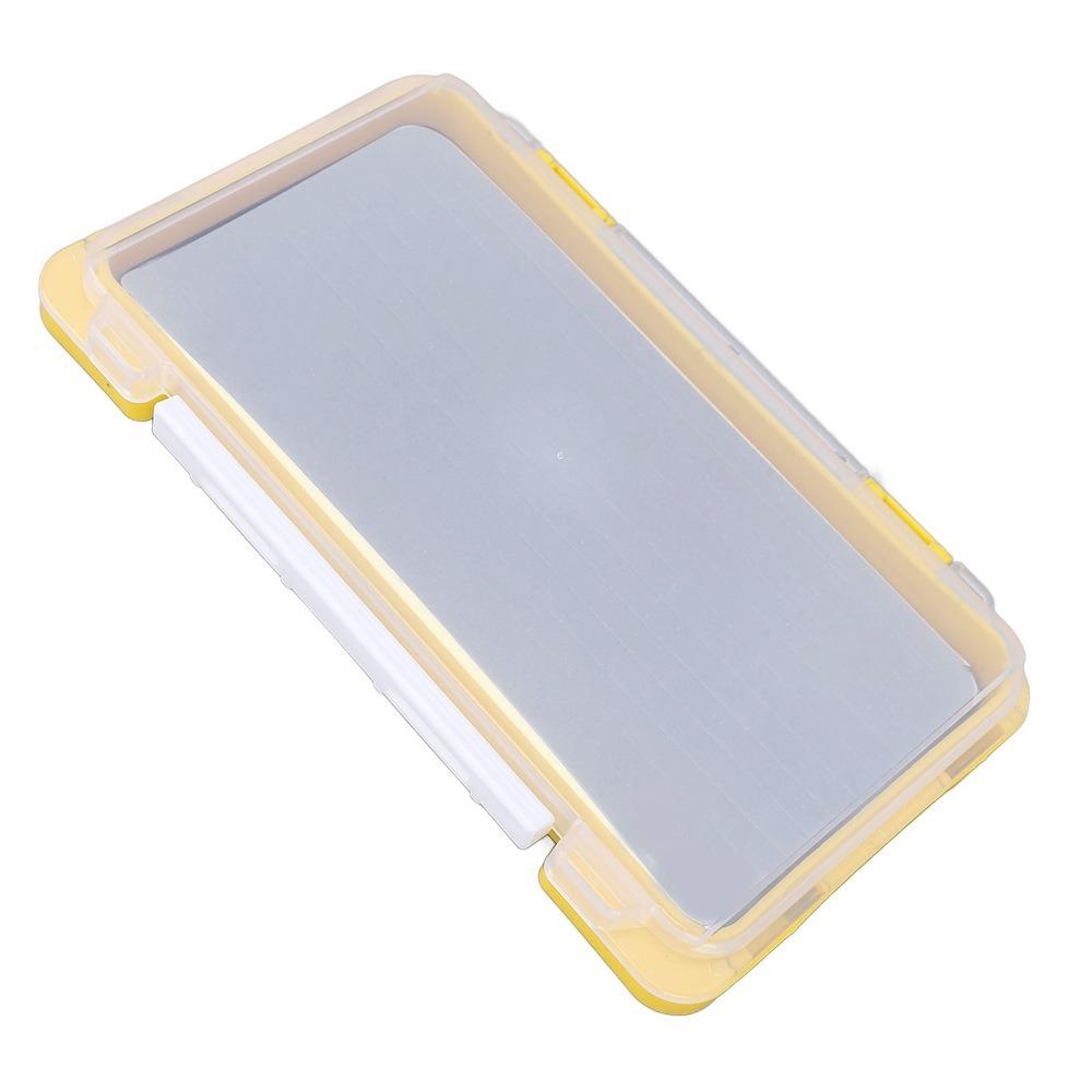 Plastic Fishing Jig Box Yellow Fishing Organizer Box Durable Fishing Tackle Box  Tackle Storage