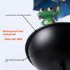 Lovely Solars Frogs Ornament With Feeding Tray Ground Spikes Light Lovely Solars Frogs Bird Feeders For Backyard