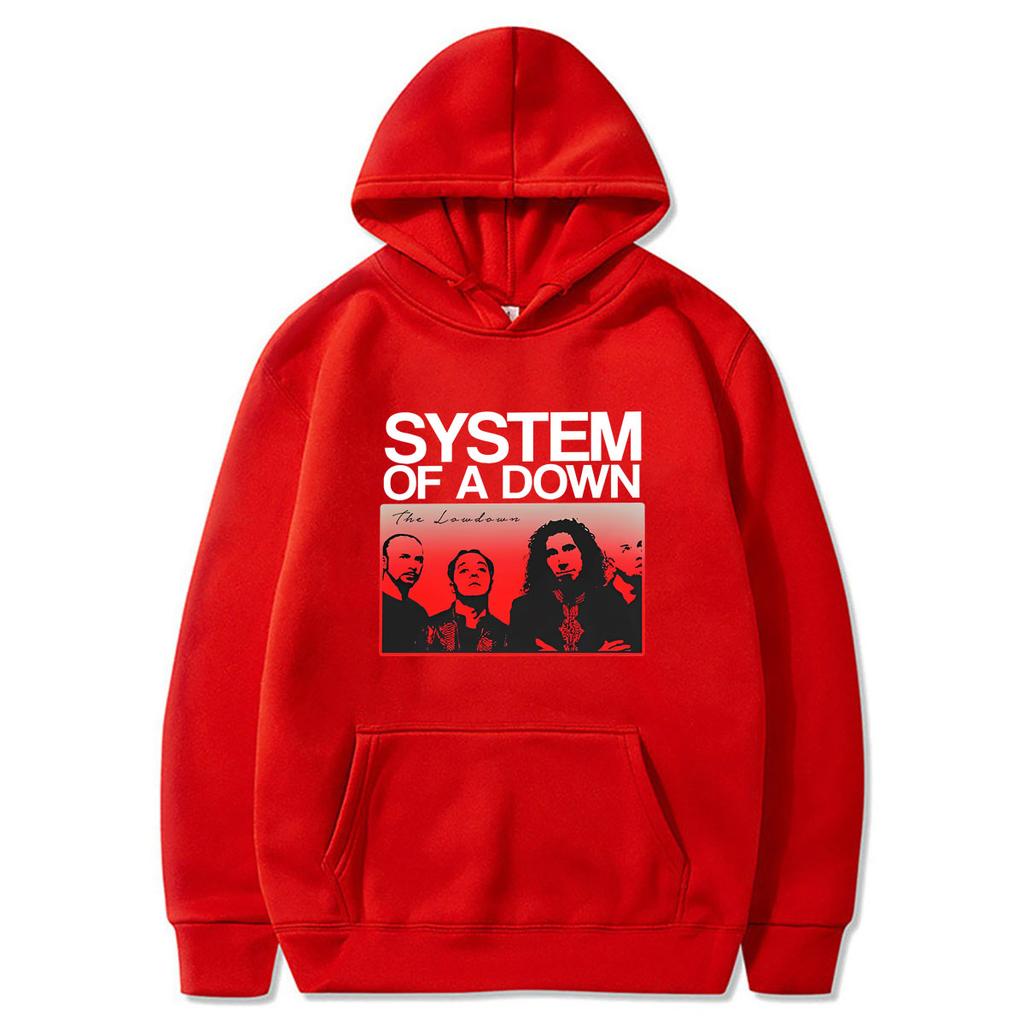 System of A Down Hoodie Men Women Rock Alternative Metal Pullover Hoodies Male Oversized Streetwear Unisex Fashion Sweatshirt