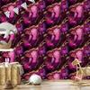 Ink wallpaper burgundy, purple, burgundy and plum 50x1000