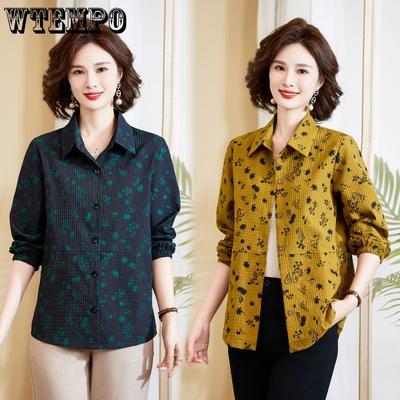 Autumn Vintage Corduroy Shirt Women Loose All Match Jackets Harajuku Single Breasted Double Pocket Casual Coats