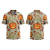 Men's Halloween Printed Short Sleeve T-Shirt for Casual Daily Wear