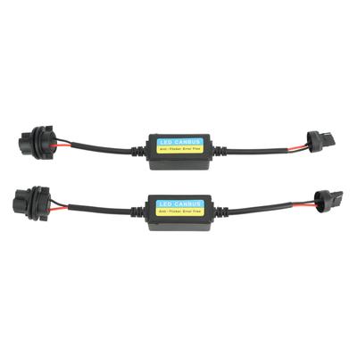 2 Pcs Turn Signal Decoder 12V 8W Reversing Lights Error Free Canceller Anti Flickering Decoder for