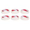Car Paint Tape High Temperature Proof 0.79in X 65.62ft White Automotive Refinish Masking Tape for Home Office School